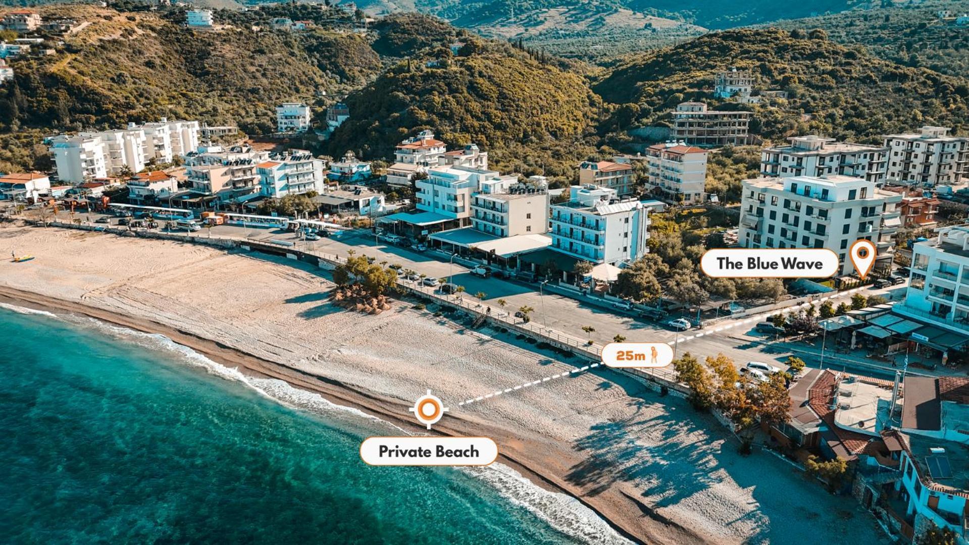 The Blue Wave Hotel ヒマラ エクステリア 写真